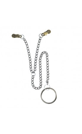 Nipple Clamps With Scrotum Ring