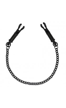 Black Nipple Clamps With Chain
