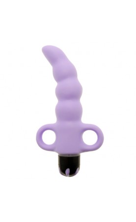 Unisex Vibrator With Ribbed Shaft