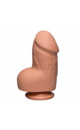 The D  Fat D 6 Inch Ultraskyn Vanilla Dildo With Balls
