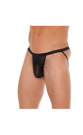 Mens Black Pouch With Jockstraps