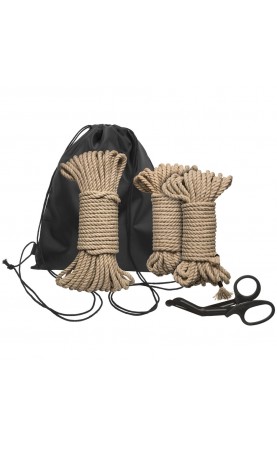 Kink Bind And Tie Initiation 5 Piece Hemp Rope Kit