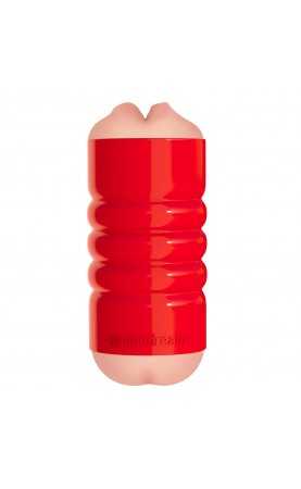 Pipdream Squeezable Grip Mouth And Ass Masturbator