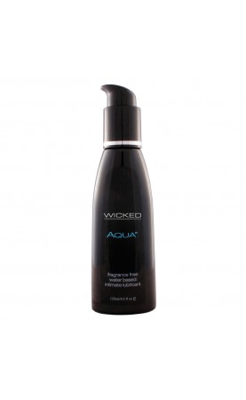 Wicked Aqua Fragrance Free Water Based Lube 120ml