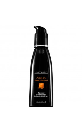 Wicked Aqua Salted Caramel Waterbased Lubricant 120mls