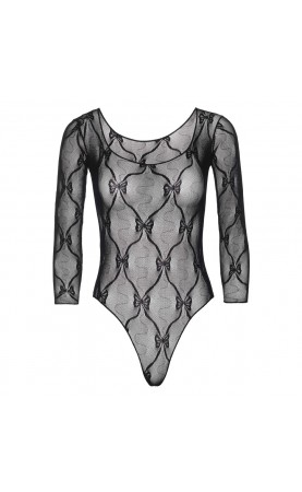 Leg Avenue Bow Lace Teddy UK 8 to 14