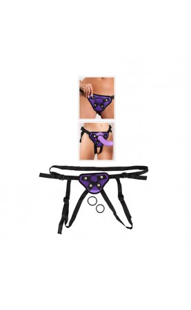 Purple And Black Universal Harness