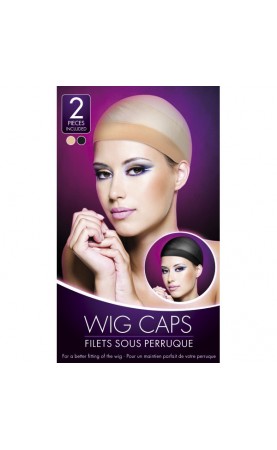 Nude And Black Wig Cap