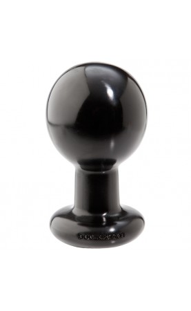 Round Large Black Butt Plug