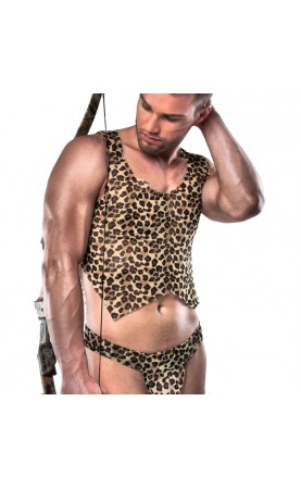 Passion Animal Print Top And Pouch