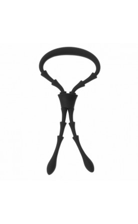 Mojo Vigor Pro Long Cock Ring Black