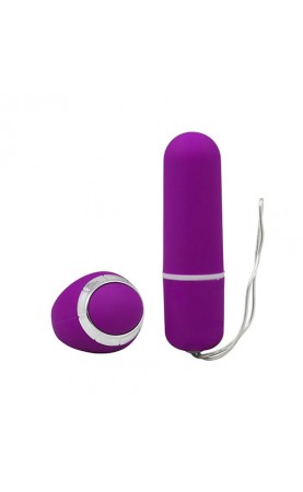 Power Ring Remote Control Mini Bullet 2.5 Inch Purple