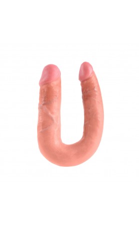 King Cock Medium Double Trouble Flesh Dildo