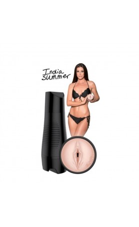 Pornstar India Summer Vibrating Rechargeable Pussy Masturbator