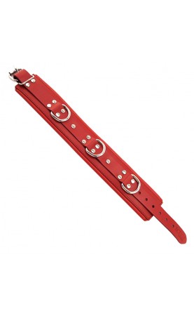 Rouge Garments Red Padded Collar