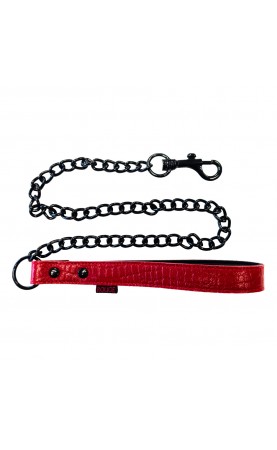 Rouge Garments Leather Croc Print Lead