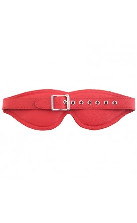 Rouge Garments Large Red Padded Blindfold