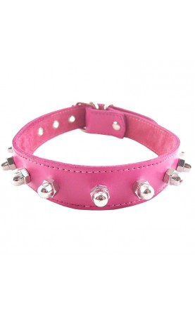 Rouge Garments Pink Nut Collar