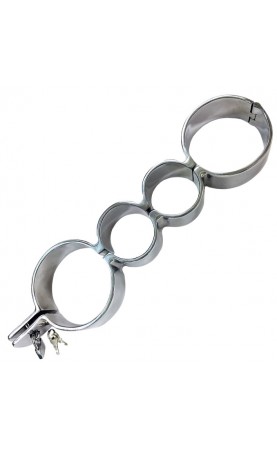 Rouge Stainless Steel Heavy Metal Wrist and Ankle Binder