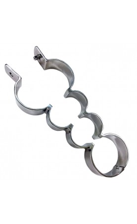 Rouge Stainless Steel Heavy Metal Wrist and Ankle Binder