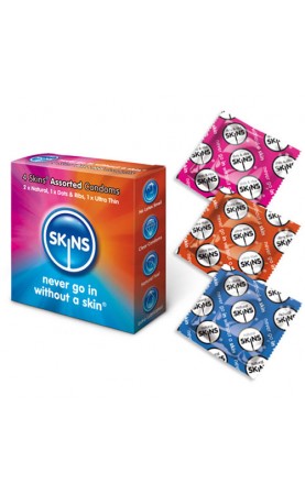 Skins Condoms Assorted 4 Pack