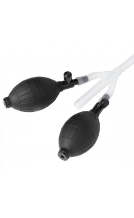 Clean Stream Silicone Inflatable Double Bulb Enema System