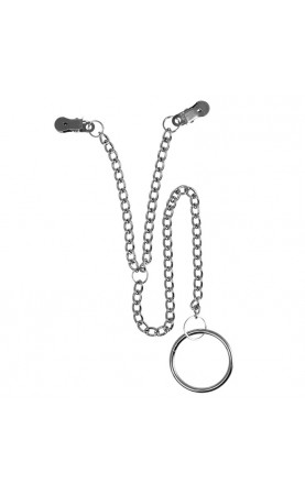 Nipple Clamps With Scrotum Ring